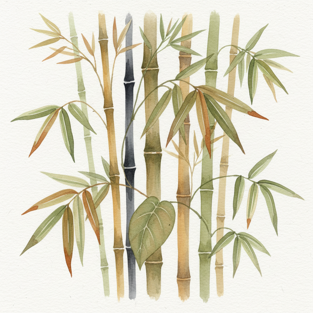 Japanische Bambussorten fr den Zen-Garten: Schwarzer Bambus, Zwergbambus &  Pflege | Rare Botanicals Ginevra
